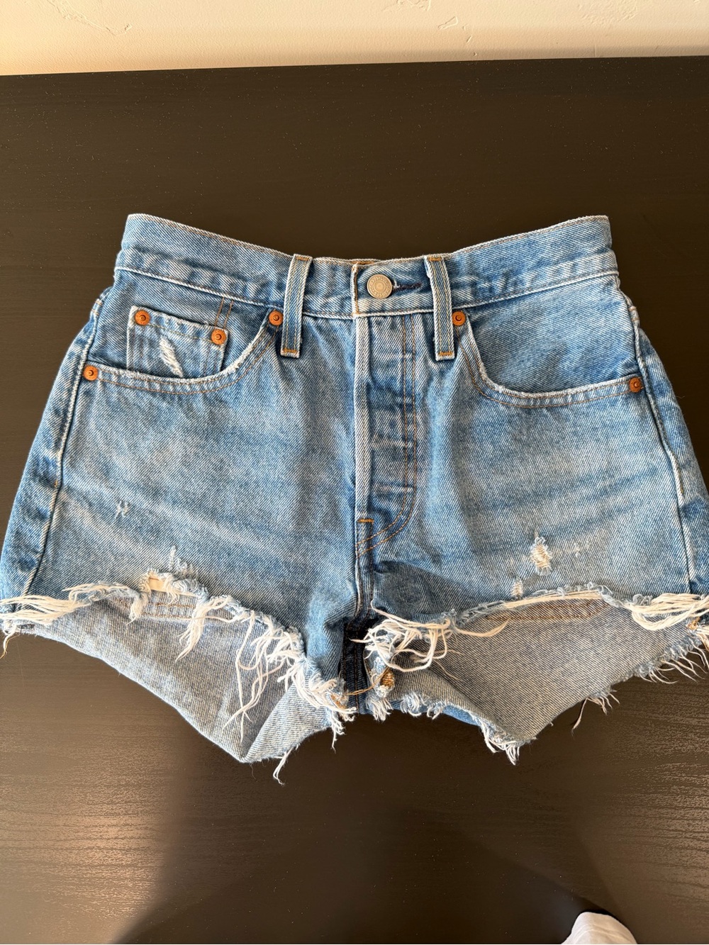 Levi's Light/Medium Blue Denim Shorts